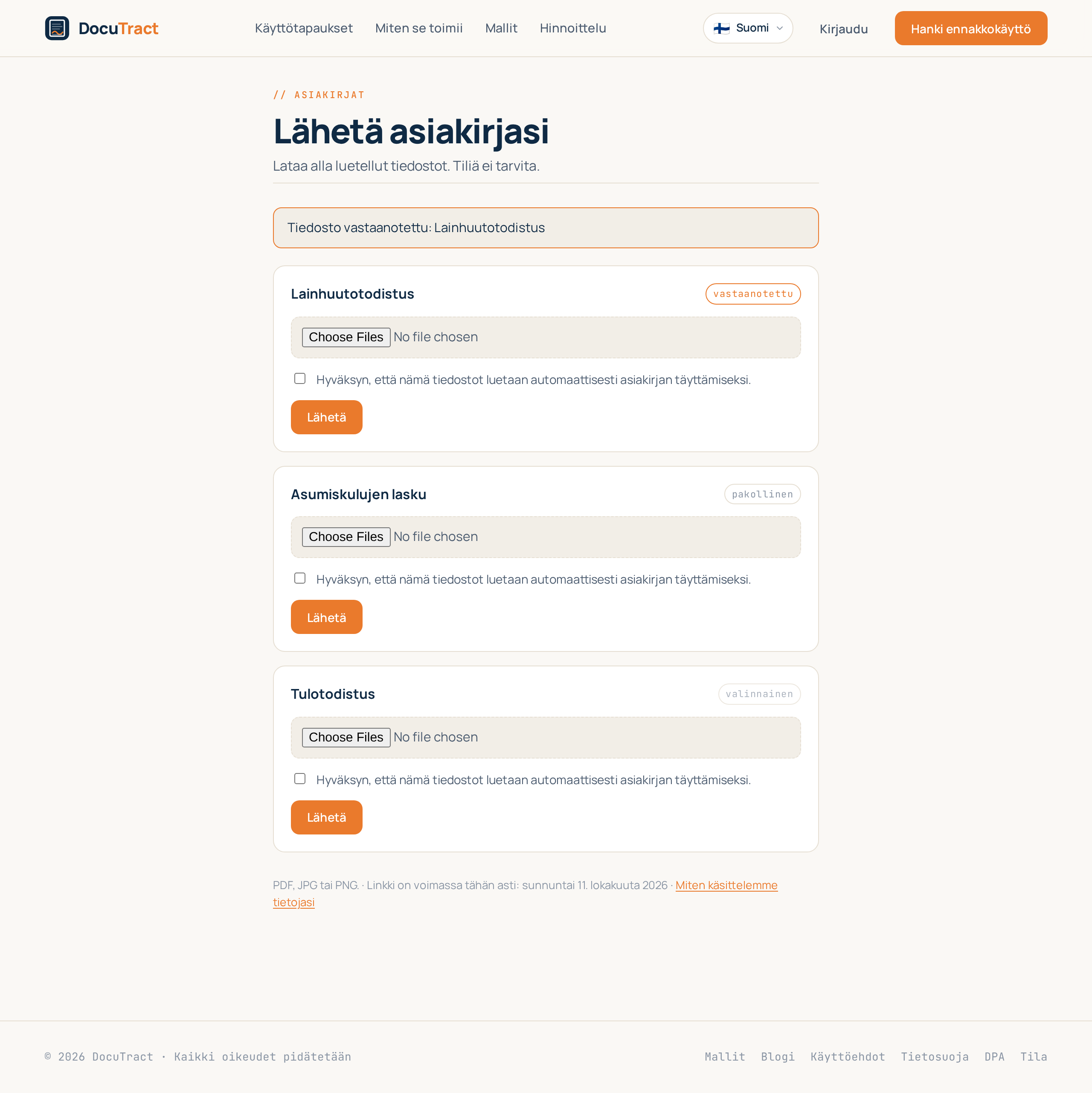 Lähetä linkki tiedostojen metsästämisen sijaan