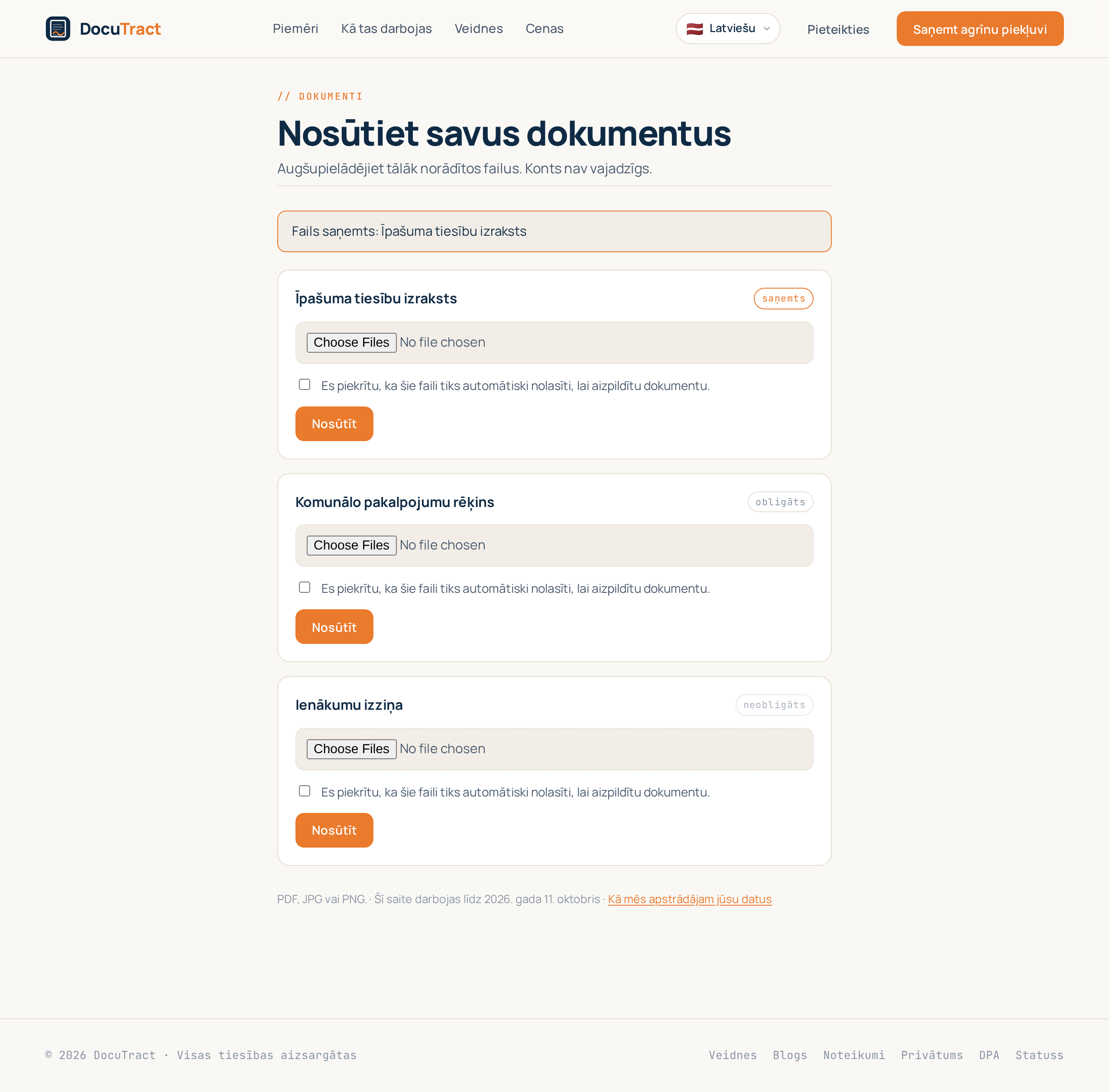 Nosūtiet saiti, nevis dzenieties pēc failiem