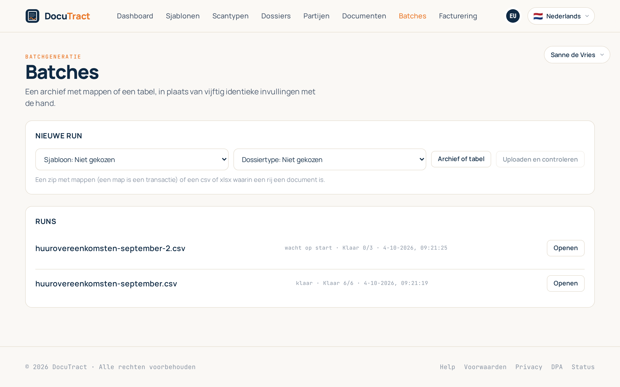 Dertig documenten in één keer