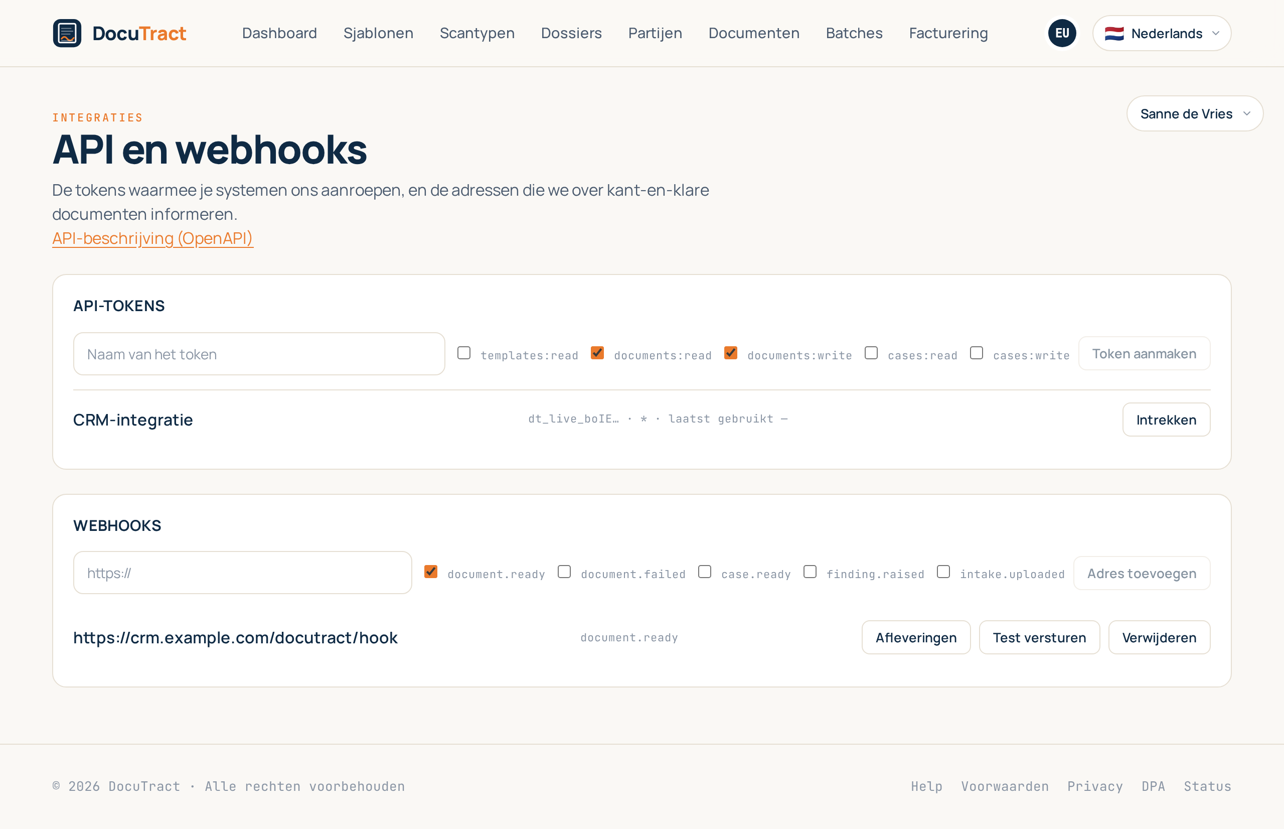 Als documenten in een ander systeem beginnen