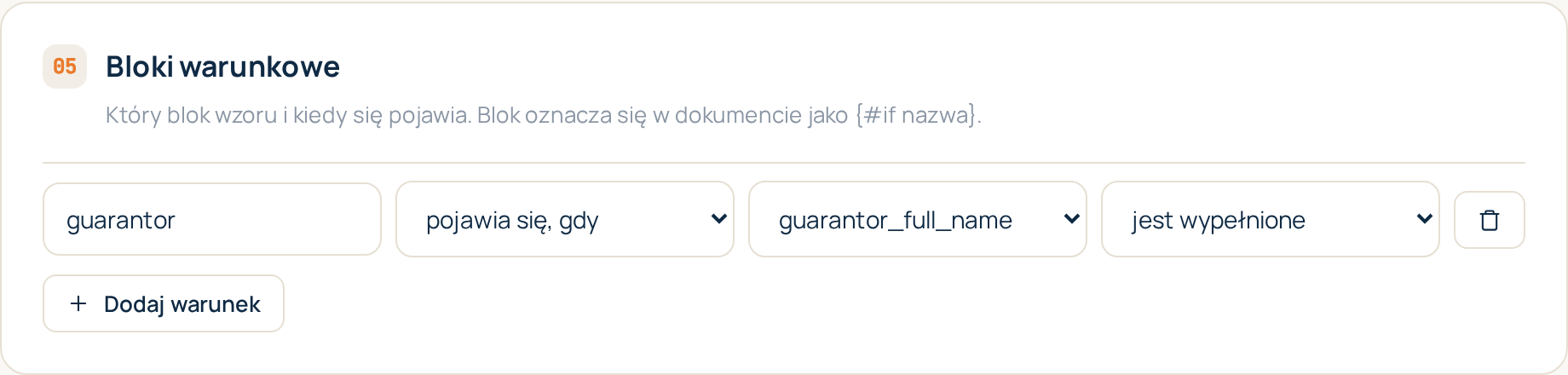 Jeden szablon zamiast pięciu
