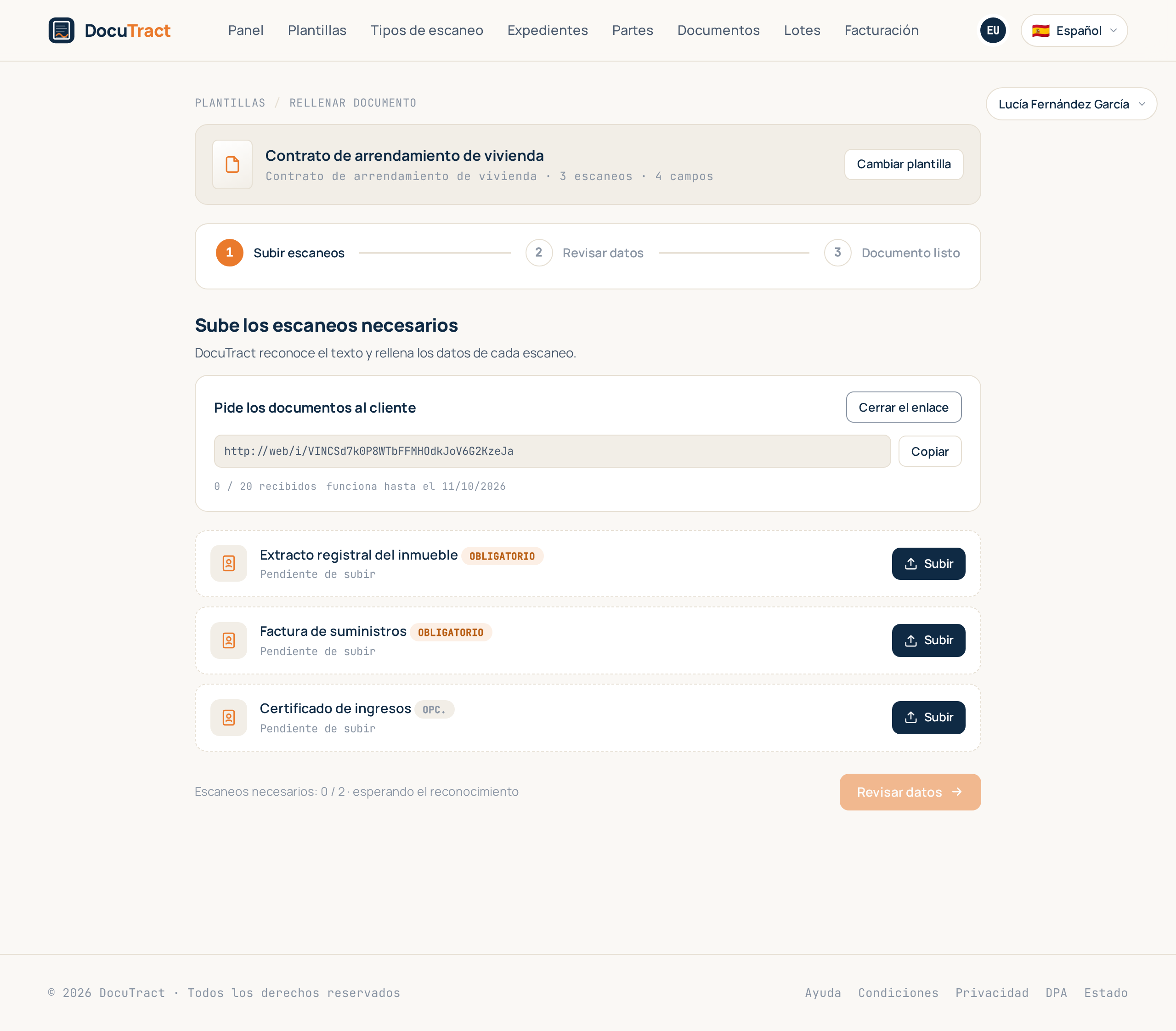 El lado del despacho: el enlace para el cliente, sus límites y lo que se ha recibido