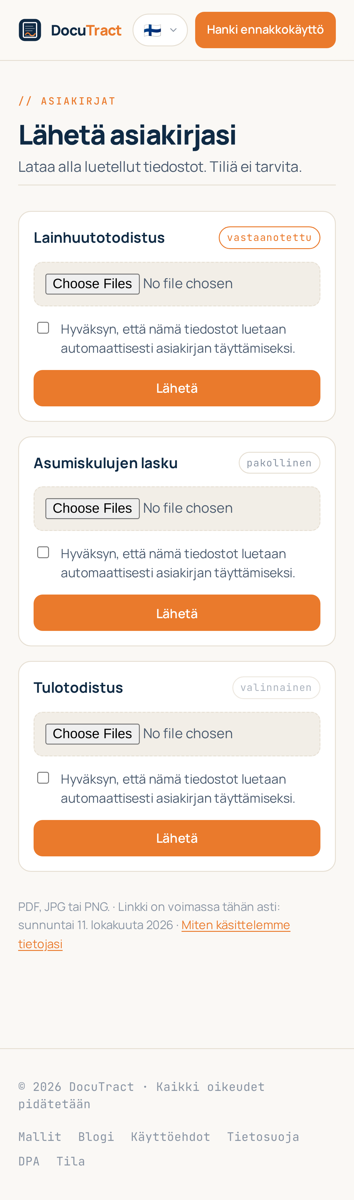 Sama sivu puhelimella